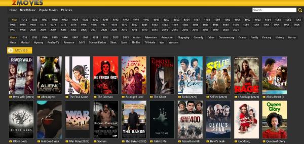 Trending movies and TV shows available on Zmovies